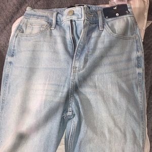 never worn jeans, hollis yet , no rips